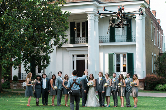 Filmowanie wesel i ślubów z drona